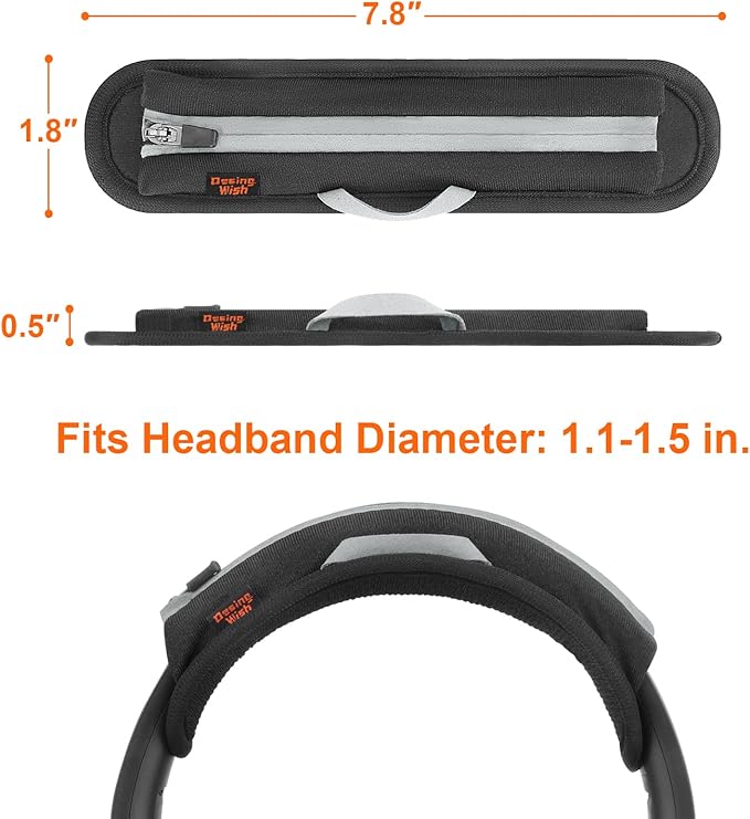 Universal headphone cushion pad – fits Bose, Sony, JBL & Beats, soft microfiber, washable & skin-friendly