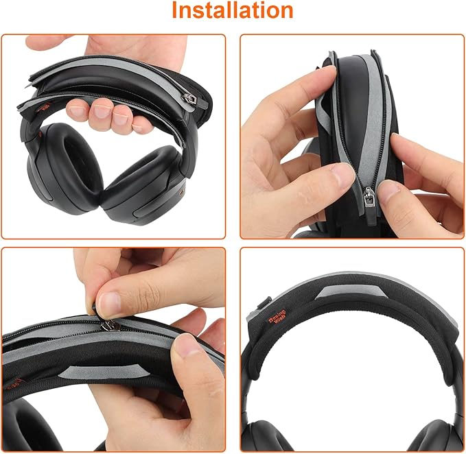Universal headphone cushion pad – fits Bose, Sony, JBL & Beats, soft microfiber, washable & skin-friendly