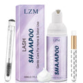 PureLash 3-in-1 eyelash extension kit with lash shampoo cleanser and aftercare products