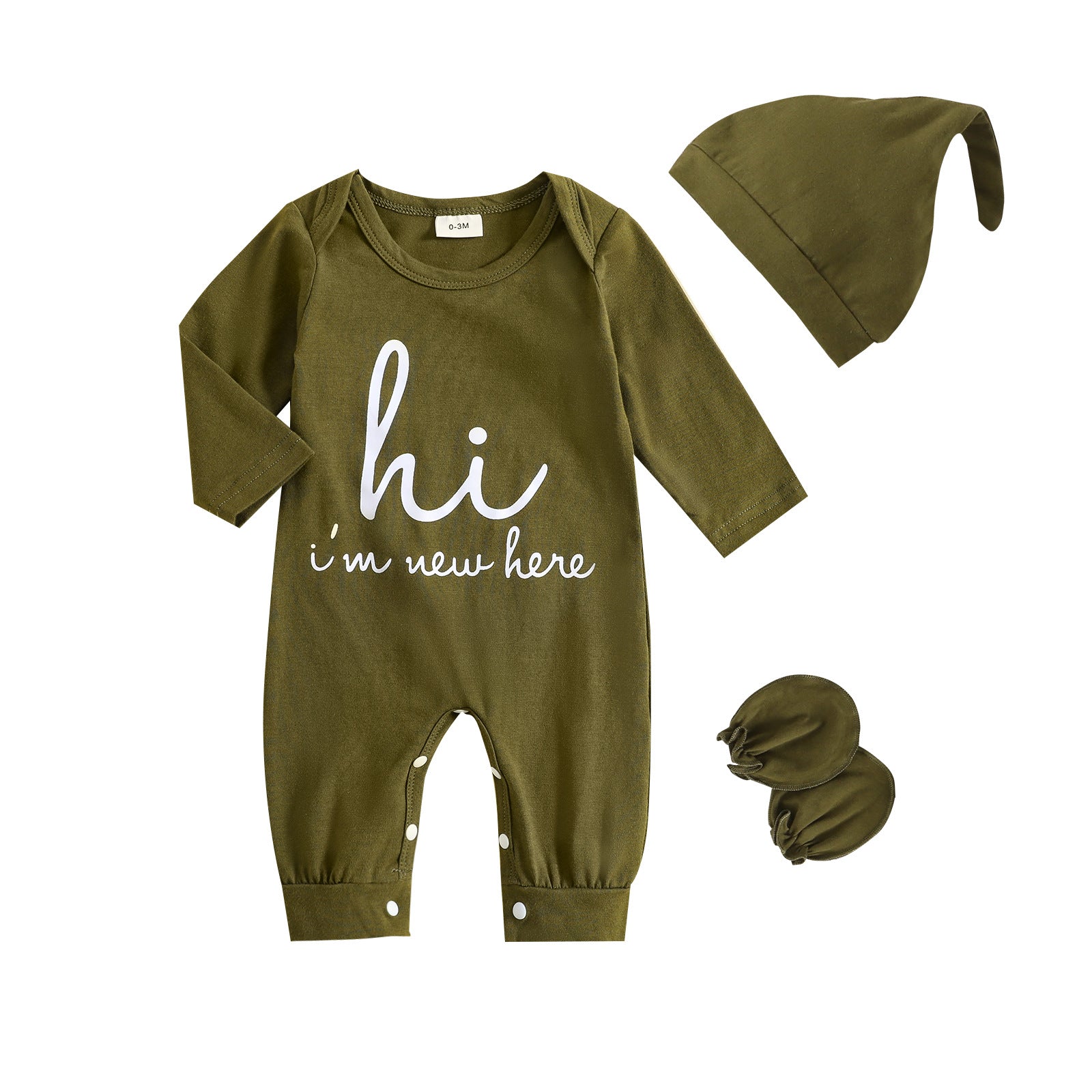 Cross-Border E-Commerce Specializes Baby Rompers, Jumpsuits, Hats, Gloves, Newborn Three-Piece Sets, And Crawling Clothes