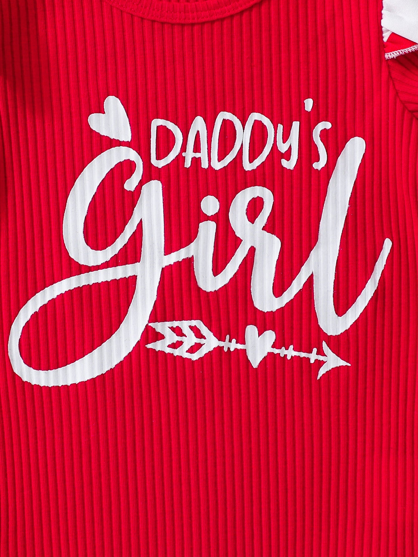 Summer New Baby Girl Casual Triangle Clothes Red Love Skirt