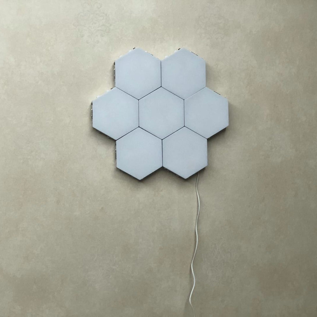 Factory Wholesale Tremolo With Touch Quantum Lamp Creative Wall Lamp Hexagonal Wall Lamp Honeycomb Lamp Honeycomb Lamp