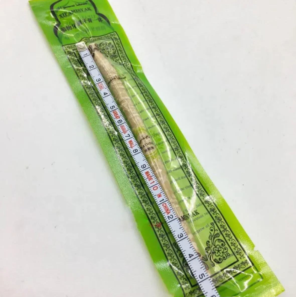 Mahya Miswak Tooth Cleaning Stick – 15cm natural wood dental care stick for traditional oral hygiene