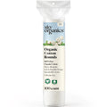 SkySoft 100% organic cotton rounds – GOTS certified, hypoallergenic, chlorine-free, vegan & cruelty-free