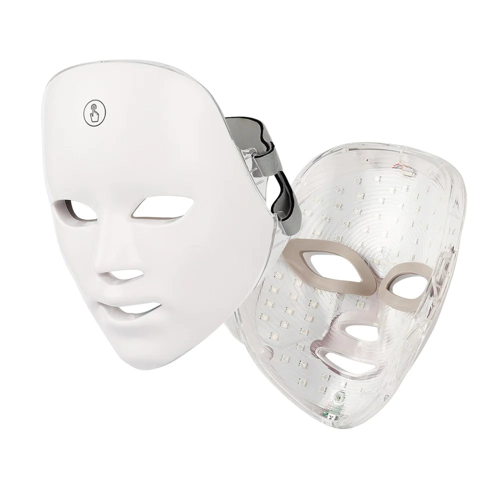Mahya LED Skin Rejuvenation Facial Beauty Device – [Boxpacked / Without Box / Set 1 / Set 2] multi-spectrum color light therapy tool