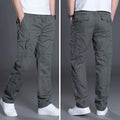 Men's plus size trousers – flexible waistband, breathable fabric, available in multiple colors and sizes L–6XL